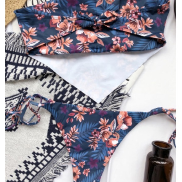 Floral Bandeau Bikini - Picture 3 of 3